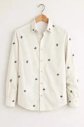 Men’s Off-White Micro Motif Printed Shirt
