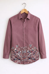 Men’s Rosewood Floral Printed Stylish Shirt