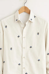 Men’s Off-White Micro Motif Printed Shirt