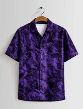 Mankind Purple Mens Half Sleeves Shirts - XPST