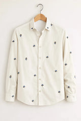 Men’s Off-White Micro Motif Printed Shirt