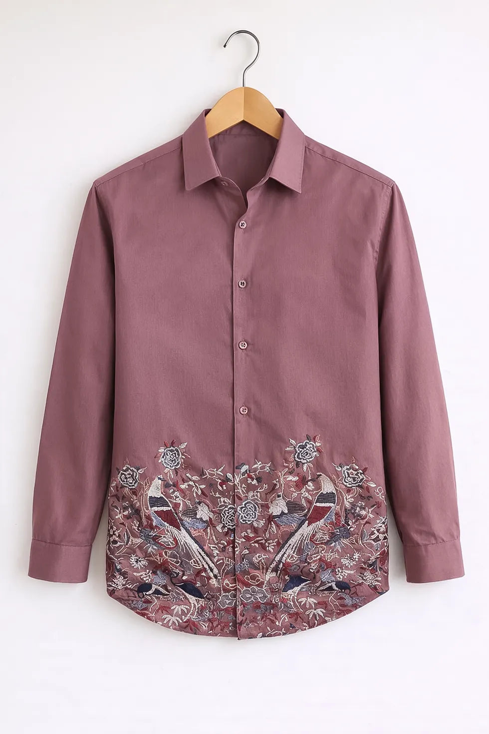 Men’s Rosewood Floral Printed Stylish Shirt