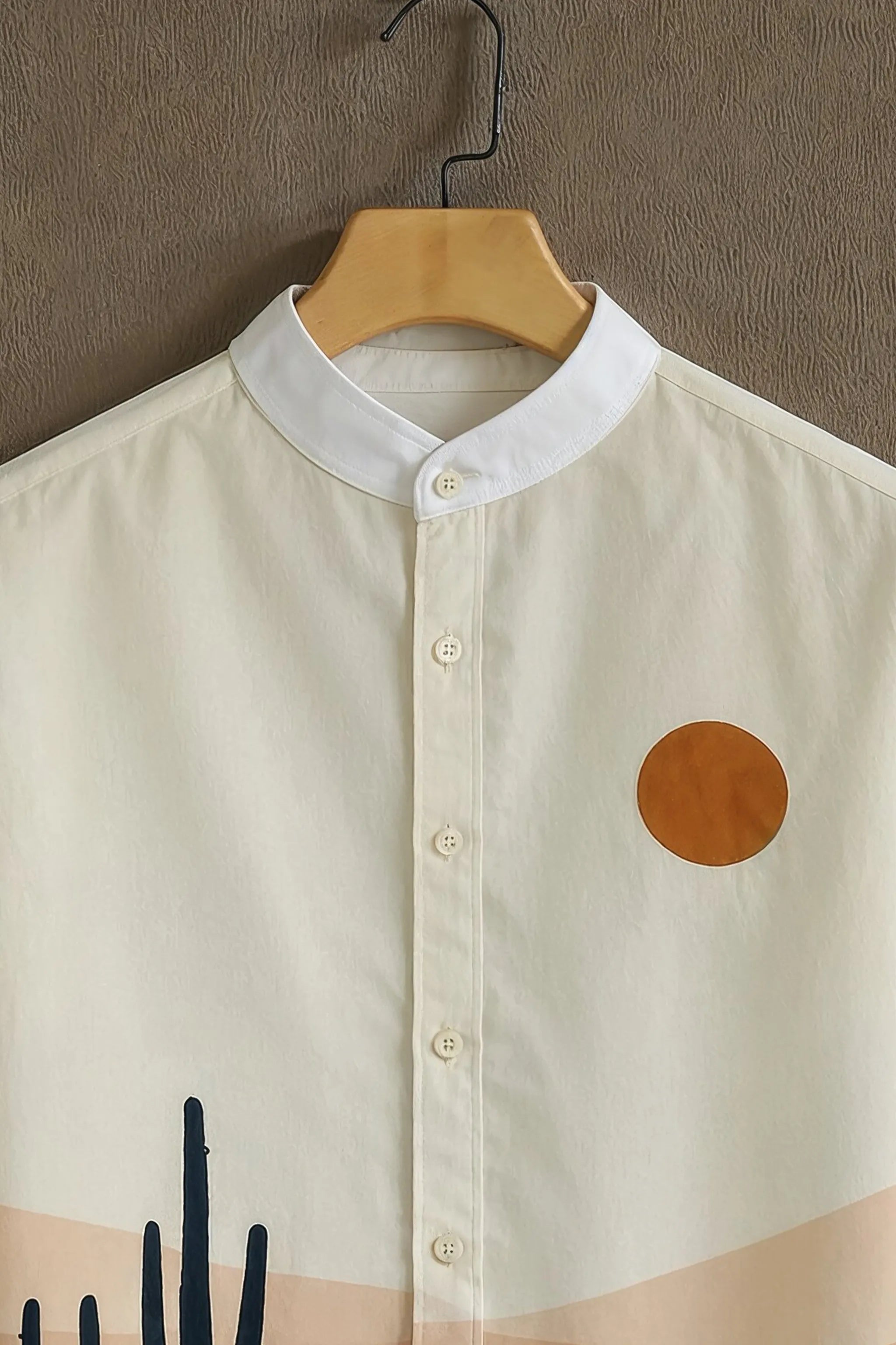 Desert Pattern Casual Mens Half Sleeves Shirt